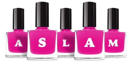 Aslam nails logo