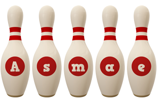 Asmae bowling-pin logo