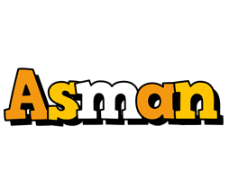 Asman cartoon logo