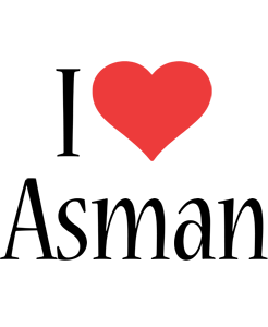 Asman i-love logo