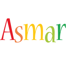 Asmar birthday logo