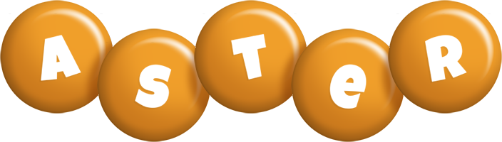 Aster candy-orange logo