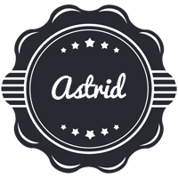 Astrid badge logo