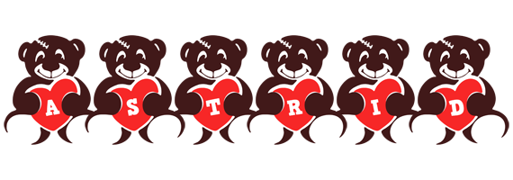 Astrid bear logo