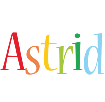 Astrid birthday logo