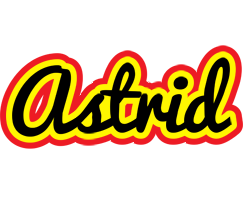 Astrid flaming logo