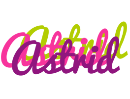 Astrid flowers logo