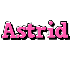 Astrid girlish logo