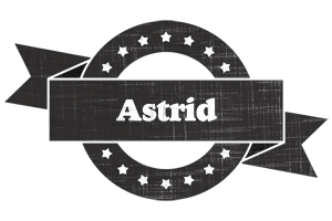 Astrid grunge logo