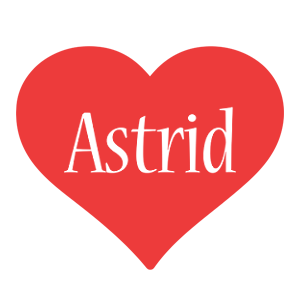 Astrid love logo