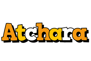 Atchara cartoon logo