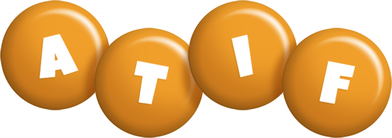 Atif candy-orange logo