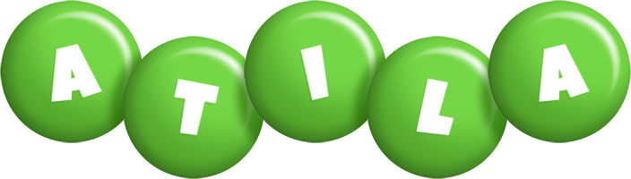 Atila candy-green logo