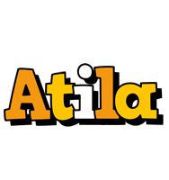 Atila cartoon logo
