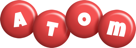 Atom candy-red logo