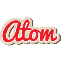 Atom chocolate logo