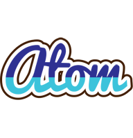 Atom raining logo