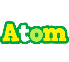 Atom soccer logo