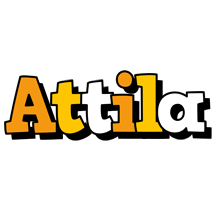 Attila cartoon logo