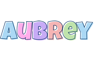 Aubrey pastel logo
