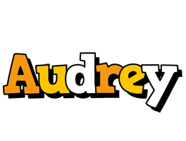 Audrey cartoon logo