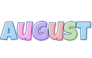 August pastel logo
