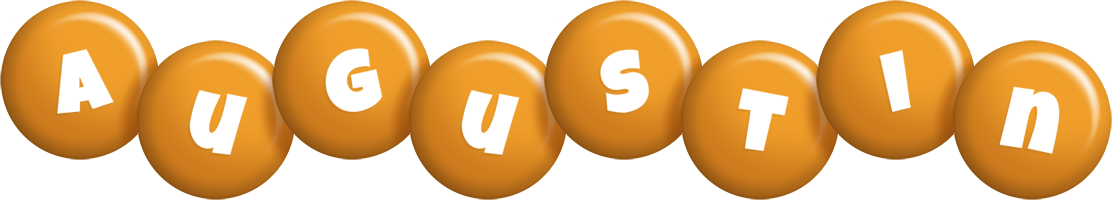 Augustin candy-orange logo