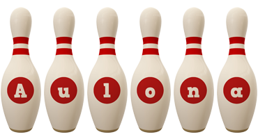 Aulona bowling-pin logo