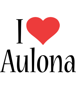Aulona i-love logo