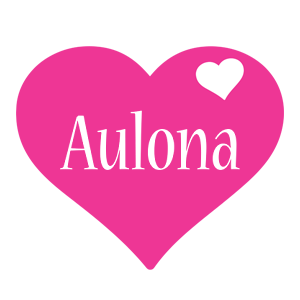 Aulona love-heart logo