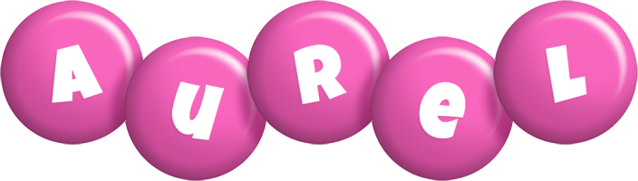 Aurel candy-pink logo