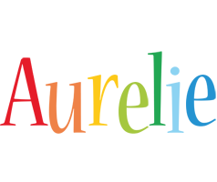 Aurelie birthday logo