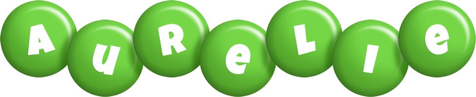 Aurelie candy-green logo