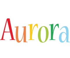 Aurora birthday logo