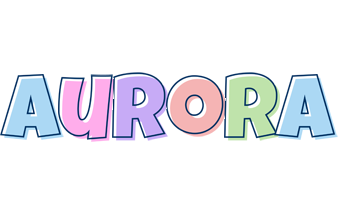 Aurora pastel logo
