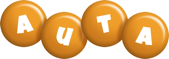 Auta candy-orange logo