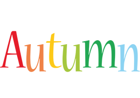 Autumn birthday logo
