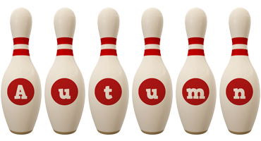 Autumn bowling-pin logo