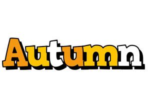 Autumn cartoon logo