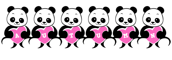 Autumn love-panda logo