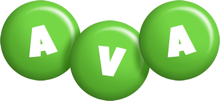 Ava candy-green logo