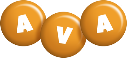 Ava candy-orange logo