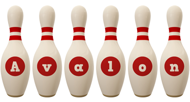 Avalon bowling-pin logo