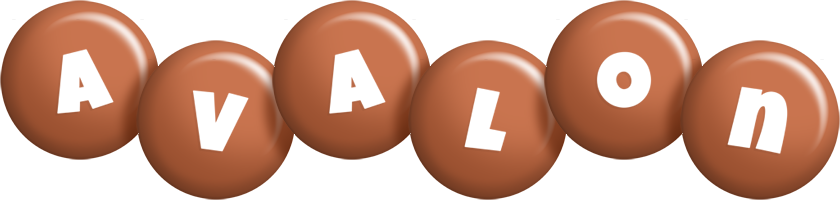Avalon candy-brown logo