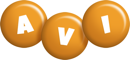 Avi candy-orange logo