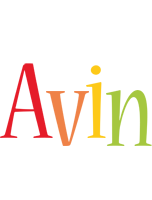 Avin birthday logo
