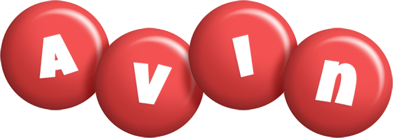 Avin candy-red logo