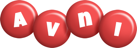Avni candy-red logo