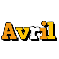 Avril cartoon logo