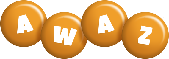 Awaz candy-orange logo